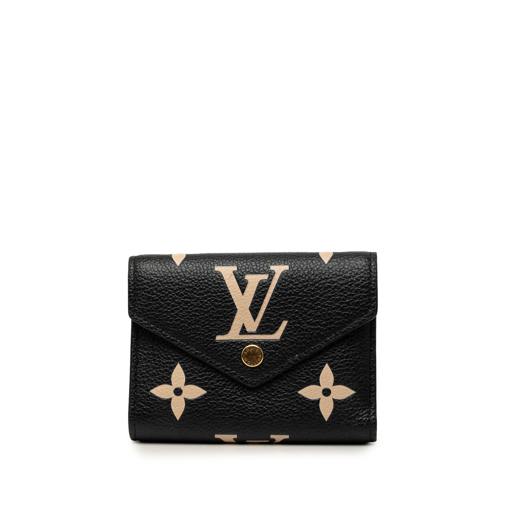 Pre-Loved Louis Vuitton Bicolor Monogram Empreinte Giant Victorine Wallet